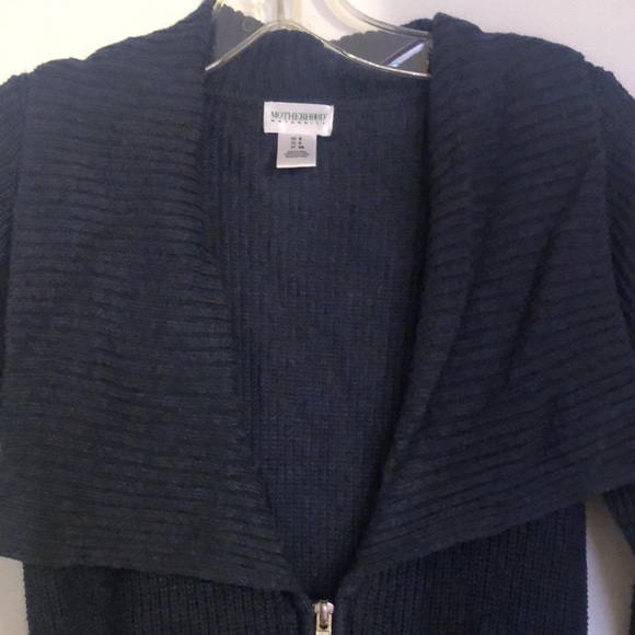 Motherhood Maternity ribbed blue sweater - Picture 3 of 8